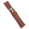 Leather Strap TZEVELION ART96 Tabac 22mm