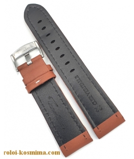 Leather Strap TZEVELION ART96 Tabac 22mm 2