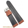 Leather Strap TZEVELION ART96 Tabac 22mm