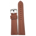 Leather Strap TZEVELION ART96 Tabac 22mm