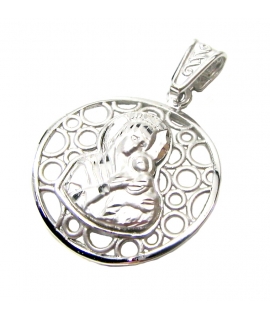 Child Pendant Whitegold 'Mary'
