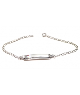 Bracelet Child Silver "hello kitty"