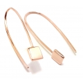 Earrings Silver Rosegold