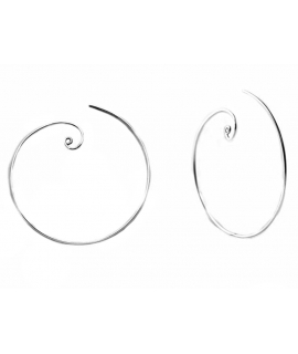Earrings hoop Silver