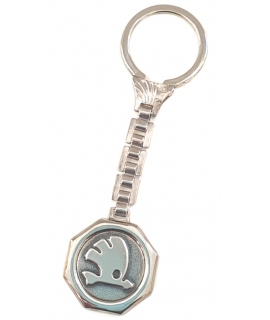 Keyholder Silver ''SKODA''