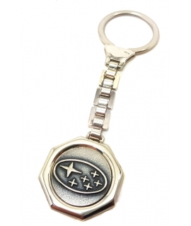 Μπρελόκ Ασημένιο 925° "SUBARU"