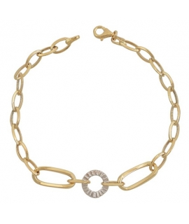 Bracelet Gold 14Κ "Ovalina"