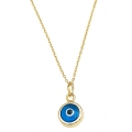 Necklace Gold K14 Eye
