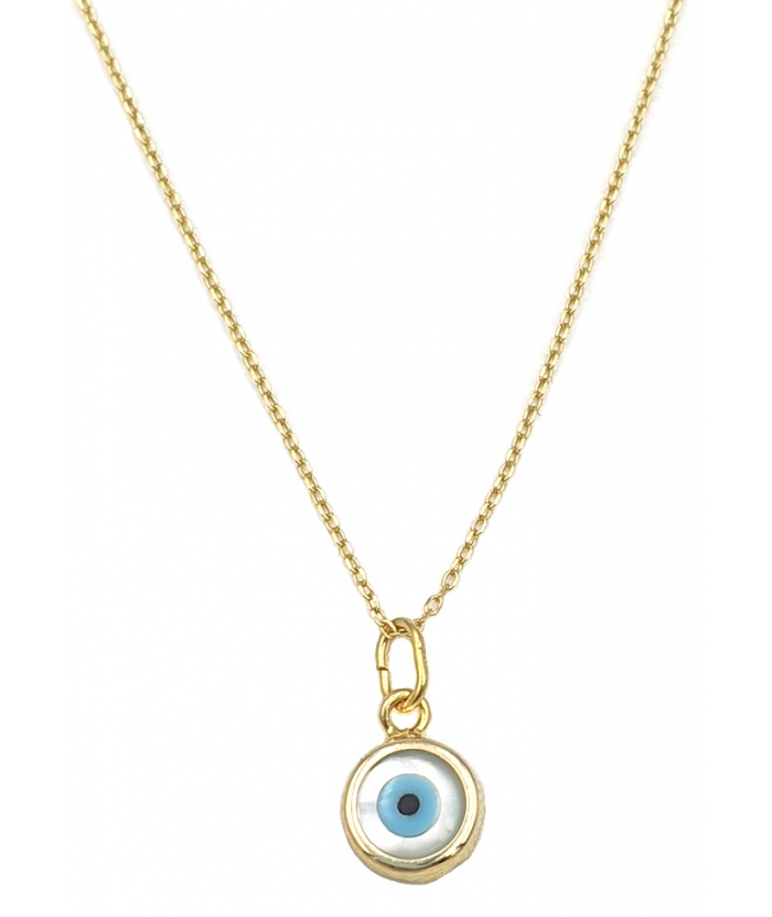 Necklace Gold K14 Eye