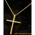 Necklace Whitegold K18 Three Diamonds