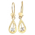 Earrings gold K14