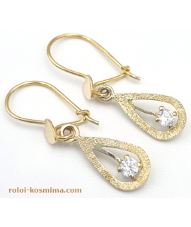 Earrings gold K14 2