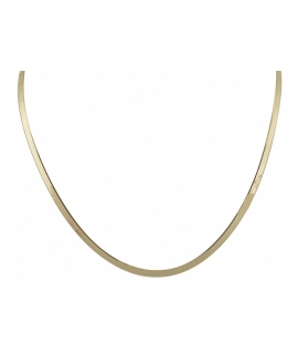 Necklace Gold K14 snake 3mm