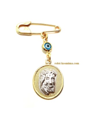 Child Pendant Gold "Jesus" 2