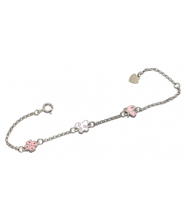 Bracelet Child Silver "Butterflies"