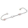 Bracelet Child Silver "Butterflies"