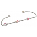 Bracelet Child Silver "Star,Heart & Moon"