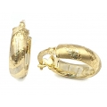 Earrings hoop gold K14