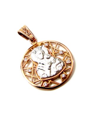 Child Pendant Rosegold 'Mary' 2