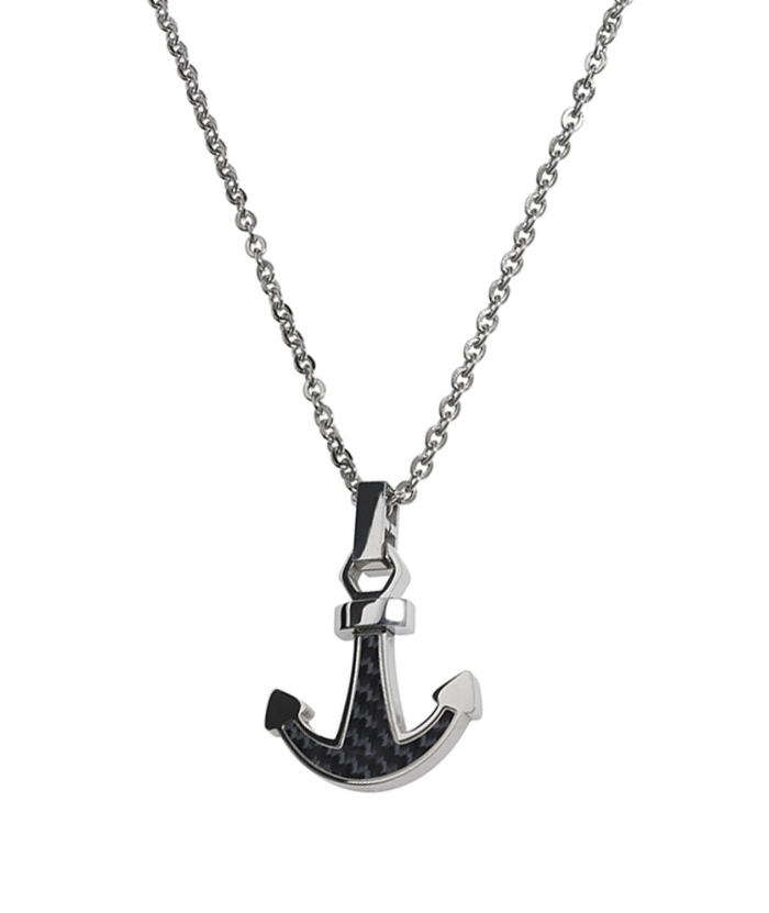 Pendant Stainless Steel Rosso Amante "anchor" UCN073DR