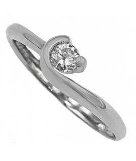 Engagement Ring K18 diamond