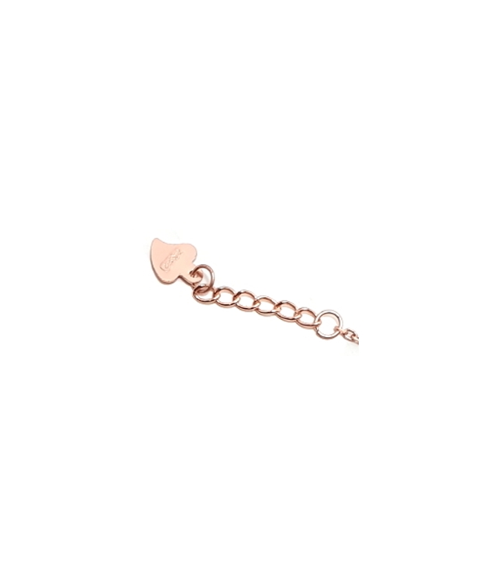 Necklace Silver "Infinity and eye" Rosegold