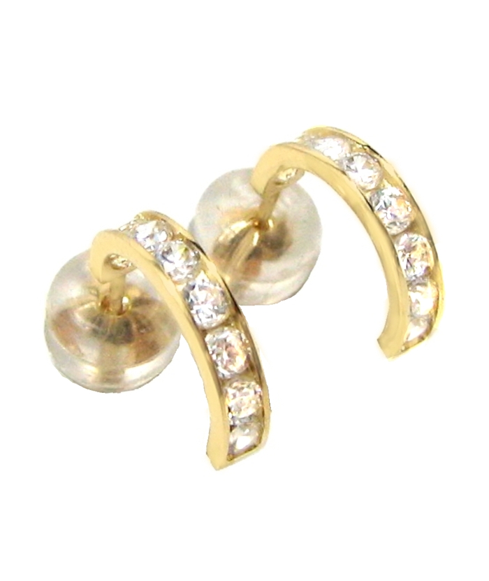Earrings Pin Gold K14