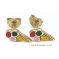 Earrings children Gold 'ice-creams'