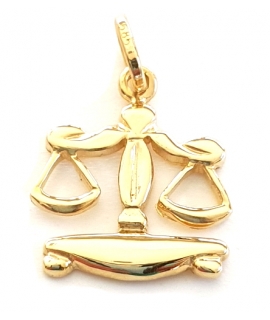 Zodiac Sign Gold K14 "Libra"