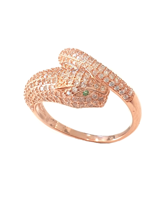 Ring Silver 925° "Puma" Rosegold