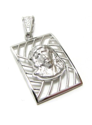 Child Pendant Whitegold 'Jesus' 2