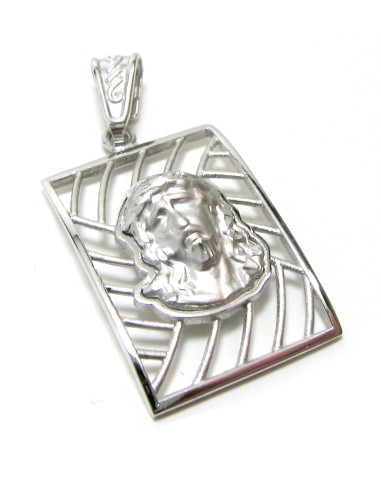 Child Pendant Whitegold 'Jesus'