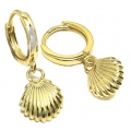 Earrings Silver Goldplated
