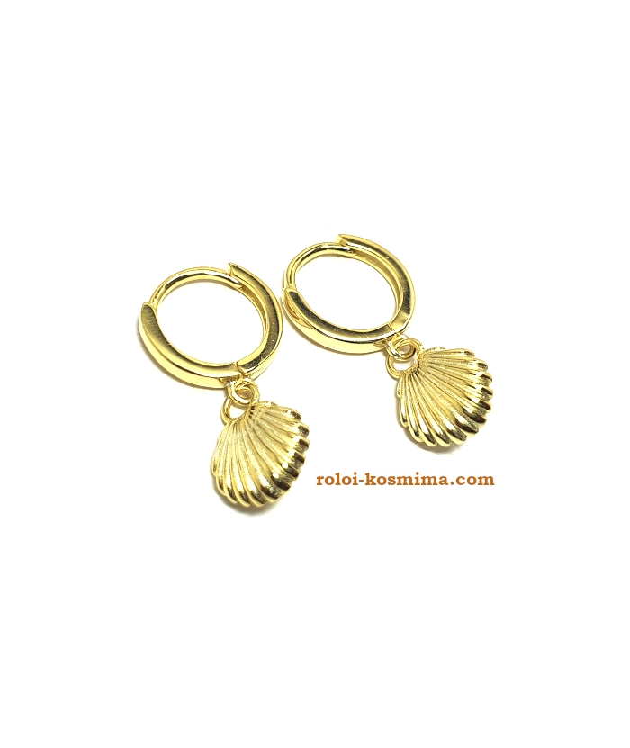 Earrings Silver Goldplated