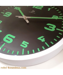 Wall Clock JM 00844 Plastic Silent Lumi 30cm 2