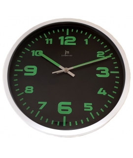 Wall Clock JM 00844 Plastic Silent Lumi 30cm