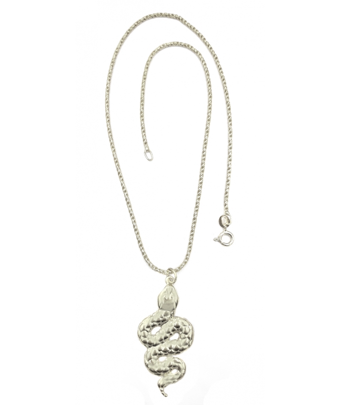 Necklace Silver "Snake" Rosegold