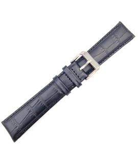 Leather Strap Black croco 20mm Tzevelion ART521 2