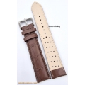 Leather Strap Brown croco 18mm Tzevelion ART521
