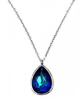 Necklace Silver "Synthetic Topaz"