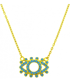 Necklace Silver 'Eye'