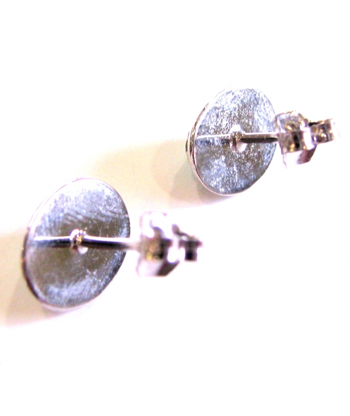 Earrings WhiteGold 'turquoise'