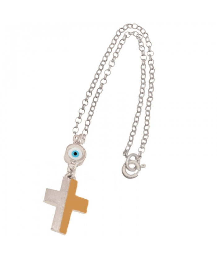Car Amulet Silver 925° "Cross"