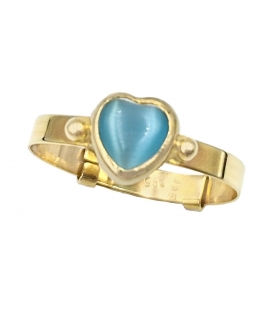 Children's  Ring Gold K14 'Heart'