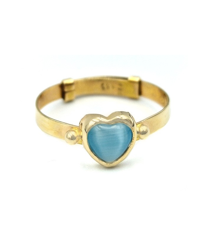 Children's  Ring Gold K14 'Heart'