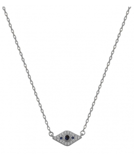 Necklace Silver 925° 'Eye'