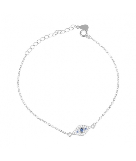 Necklace Silver 925° 'Eye'
