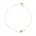 Necklace Silver 925° 'Eye'