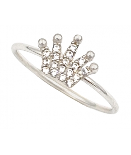 Ring rose-gold 'crown'