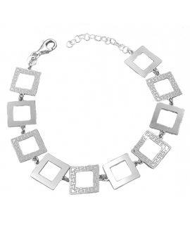 Necklace Silver Heart shiny